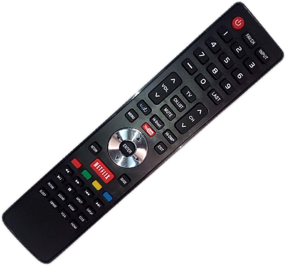Replaced Remote Control Compatible for Hisense F24V77C EN31206A F46K20E H32V77C LHD3N32V66AUS LED LCD HDTV TV