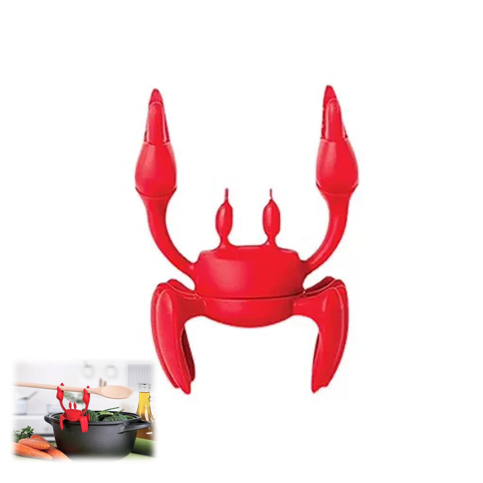 Lobster Silicone Utensil Rest, Funny Spoon Rest for Stove Top, Heat Resistant, Non Slip Spoon Holder, Kitchen for Cooks