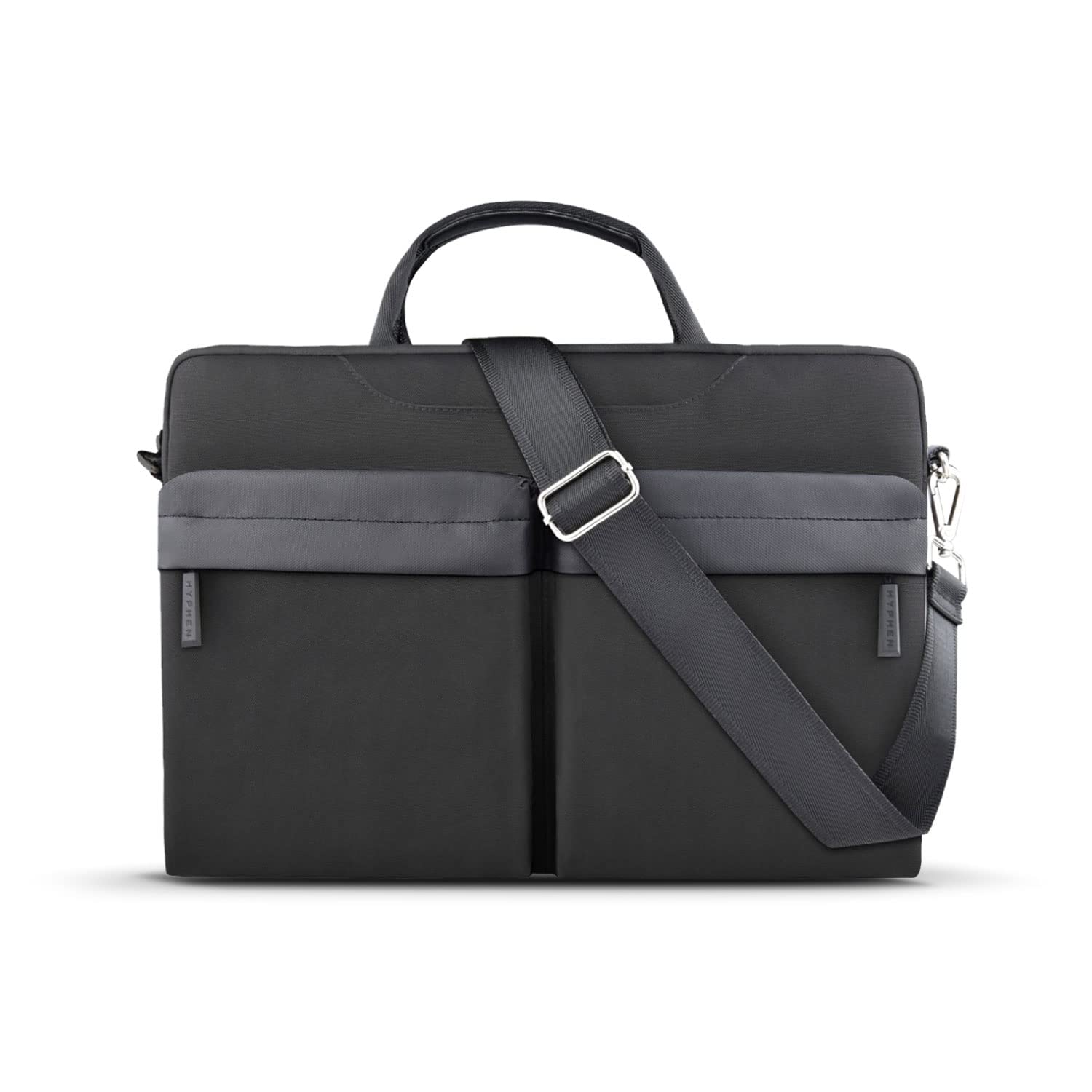 HYPHEN Laptop Bag 701-16" | The Executive Bag Fits Most 14" to 16" Laptops | Large Capacity | Travel Friendly and Weather Resistant | Dedicated Laptop Compartment - Black