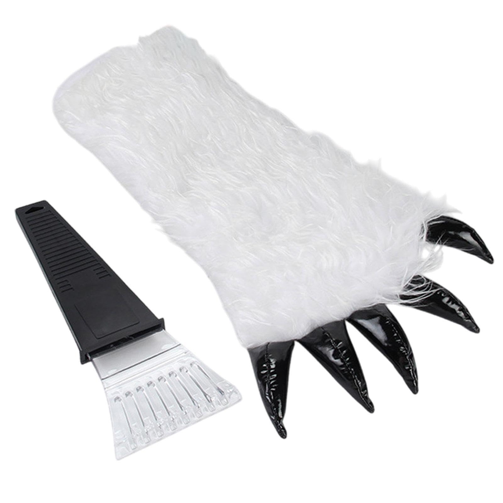 BNF®Ice Scraper with Glove for Car Windshield Snow Scraper for Winter|Motors | Automotive Tools & Supplies | Automotive Care & Detailing |1 Ice Remover with Glove(Right Hand)-image-42