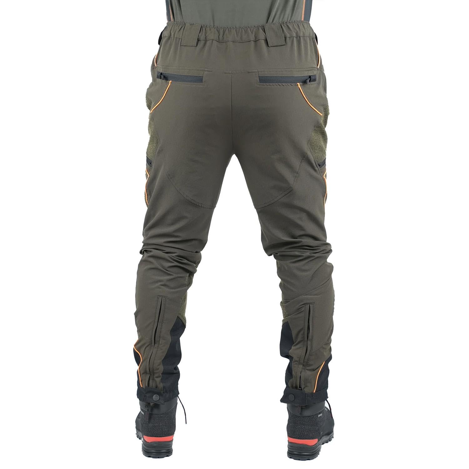 fratelliditalia.org Pantalone Caccia Spandex Antistrappo Anti Spino Elasticizzato Traspirante Estivo