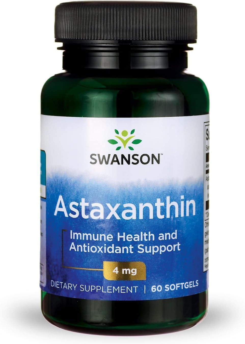 Swanson Astaxanthin Eye, Brain and Skin Health 4 mg, 60 Softgels