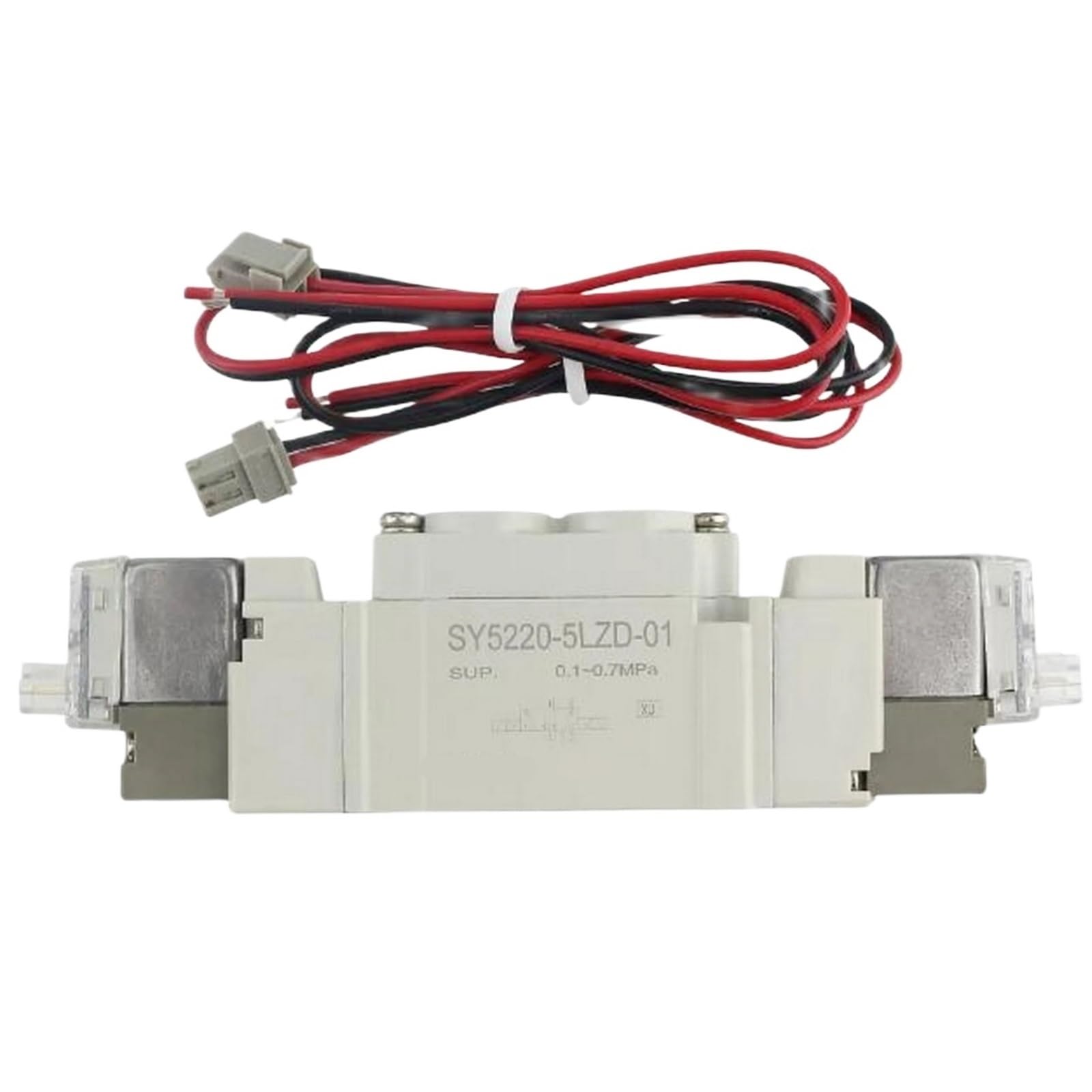 Électrovanne pneumatique SY5420-5LZD-C4 à center d'échappement pour dépressurisation sûre