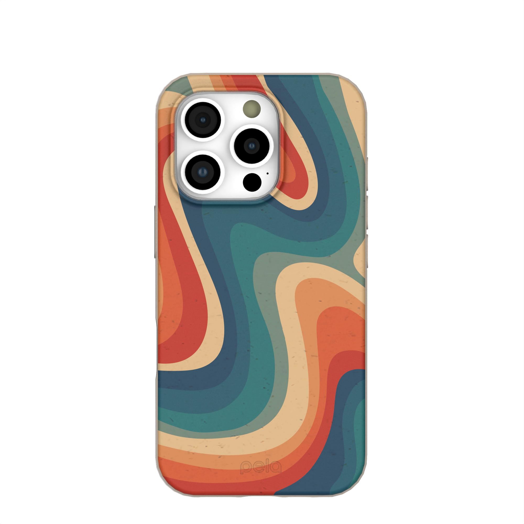 Pela | Phone Case Compatible with iPhone 16 Pro | Limited Edition | Compatible with MagSafe | Cute Eco Friendly | Disco