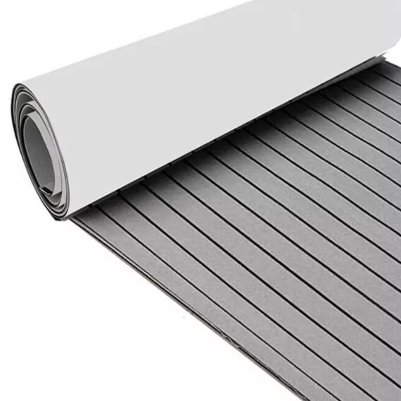 Eva Schaum Boot Bodenbelag, Yacht Teak Bodenmatte, DIY Eva Schaum Deck Teppich Selbstklebend Deck Bodenbelag Teppich für Yachten, Motorboote, RV usw - 240cm×90cm×6mm