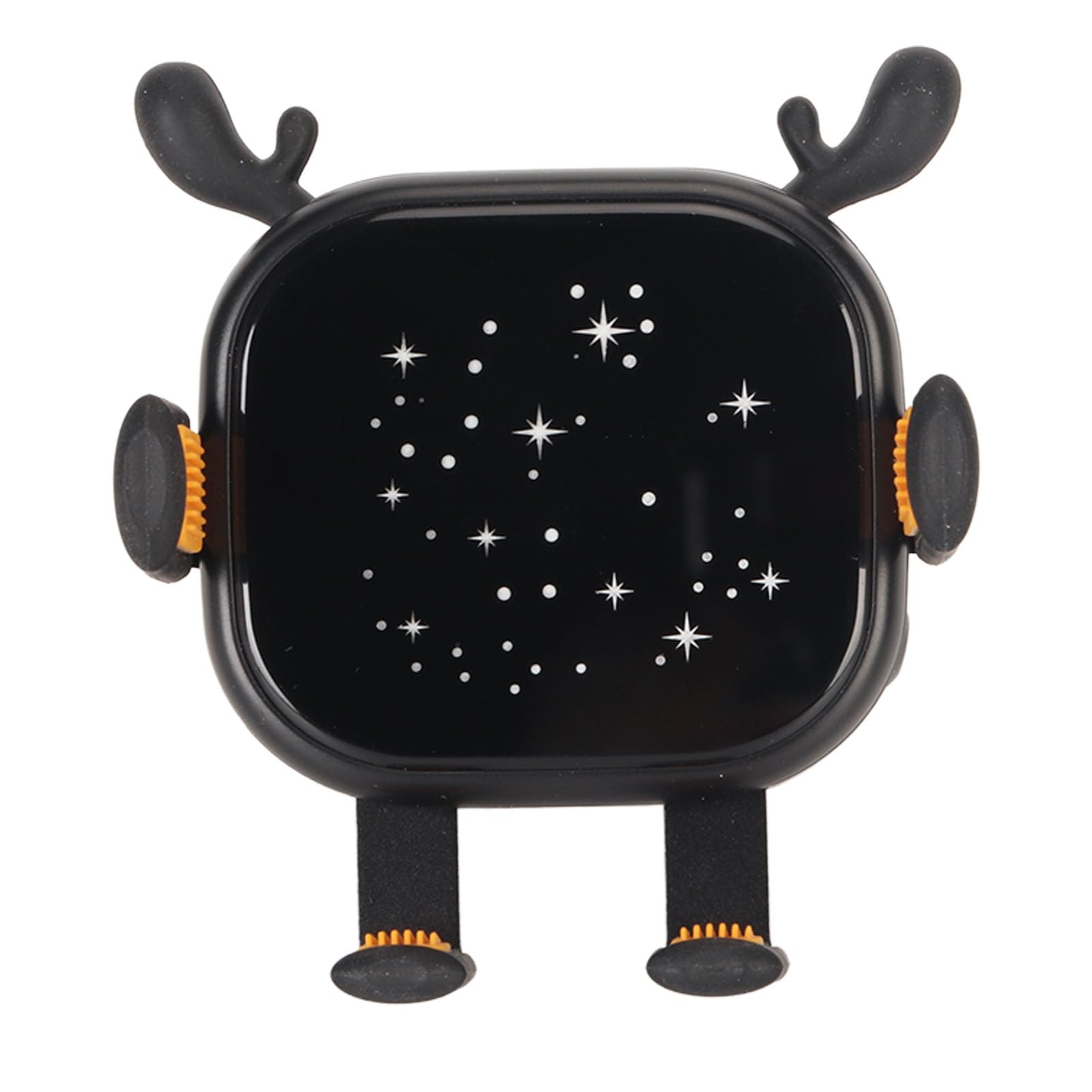 Caricatore Wireless per Auto da 15 W con Bloccaggio Automatico, Supporto per Telefono con Luce D'atmosfera Colorata per S21 Note20, Antiurto 9,1 X 8,1 X 2,36 Pollici (Nera)