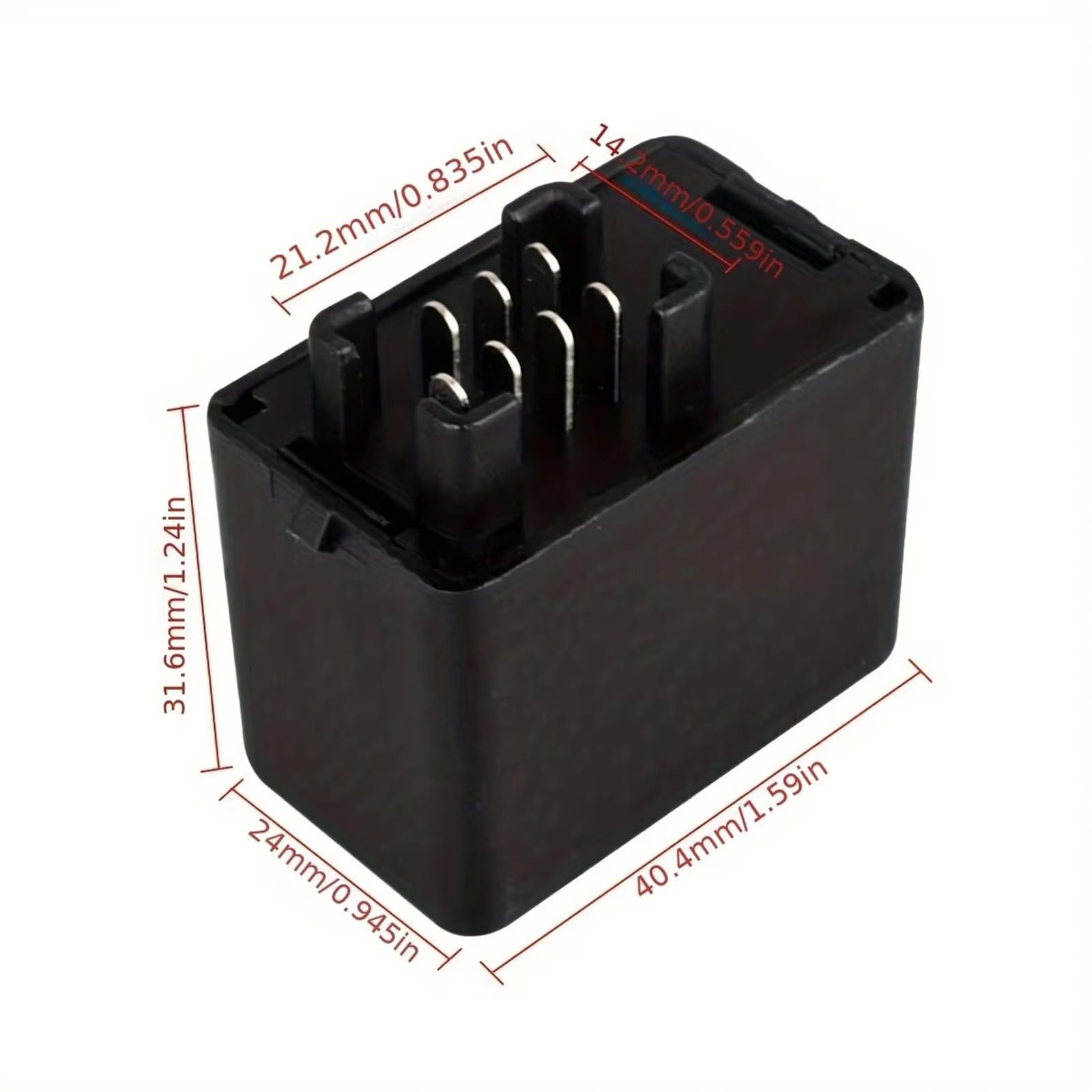 Compatible Con Suzuki Para AN-400 Para Burgman 2004-2019 1PCS 7 Pin Relé Intermitente Luz Señal De Giro Módulo Indicador Controlador Flash