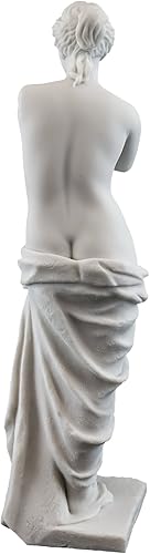 Miniatura 3 de Top Collection Venus de Milo réplica estatua del Louvre. Mármol fundido en frío premium de 11 pulgadas. Réplica de obra maestra de grado museo.