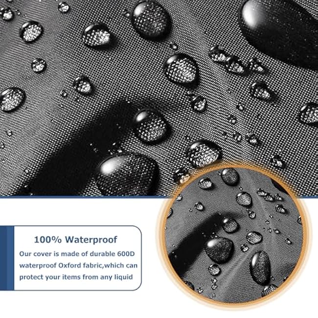 Storage Shelf Cover,Outdoor Heavy Duty 600D 48''W x 20''D x 55''H Dustproof Waterproof Shelf Covers for Wire Shelving,Storage Rack Cover with Zipper