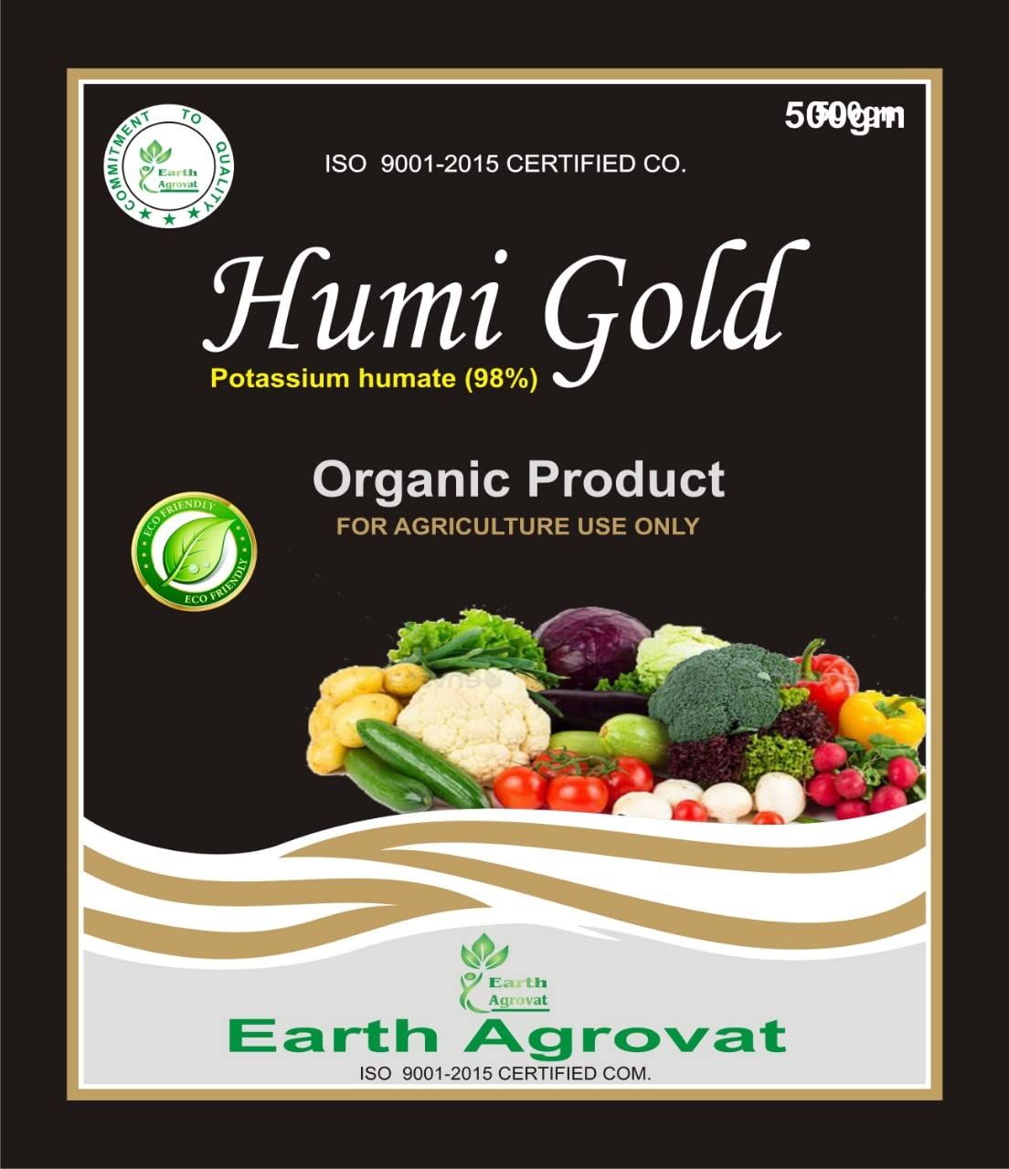 Earth Agrovat Humic amino shiny balls Humic acid 98 (500GM) Plant