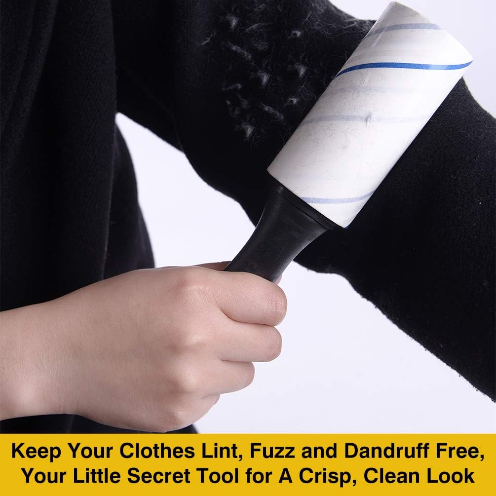 Ultimate Home Essentials Bundle Masking Tape 0.94 Inch Wide 9 Rolls, Silver Grey Duct Tape 3 Roll and Lint Rollers for Pet Hair Extra Sticky 5 Packs Bundle