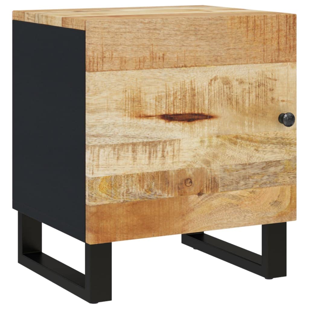 Table de Chevet Bois de Manguier Massif 40x33x46 cm