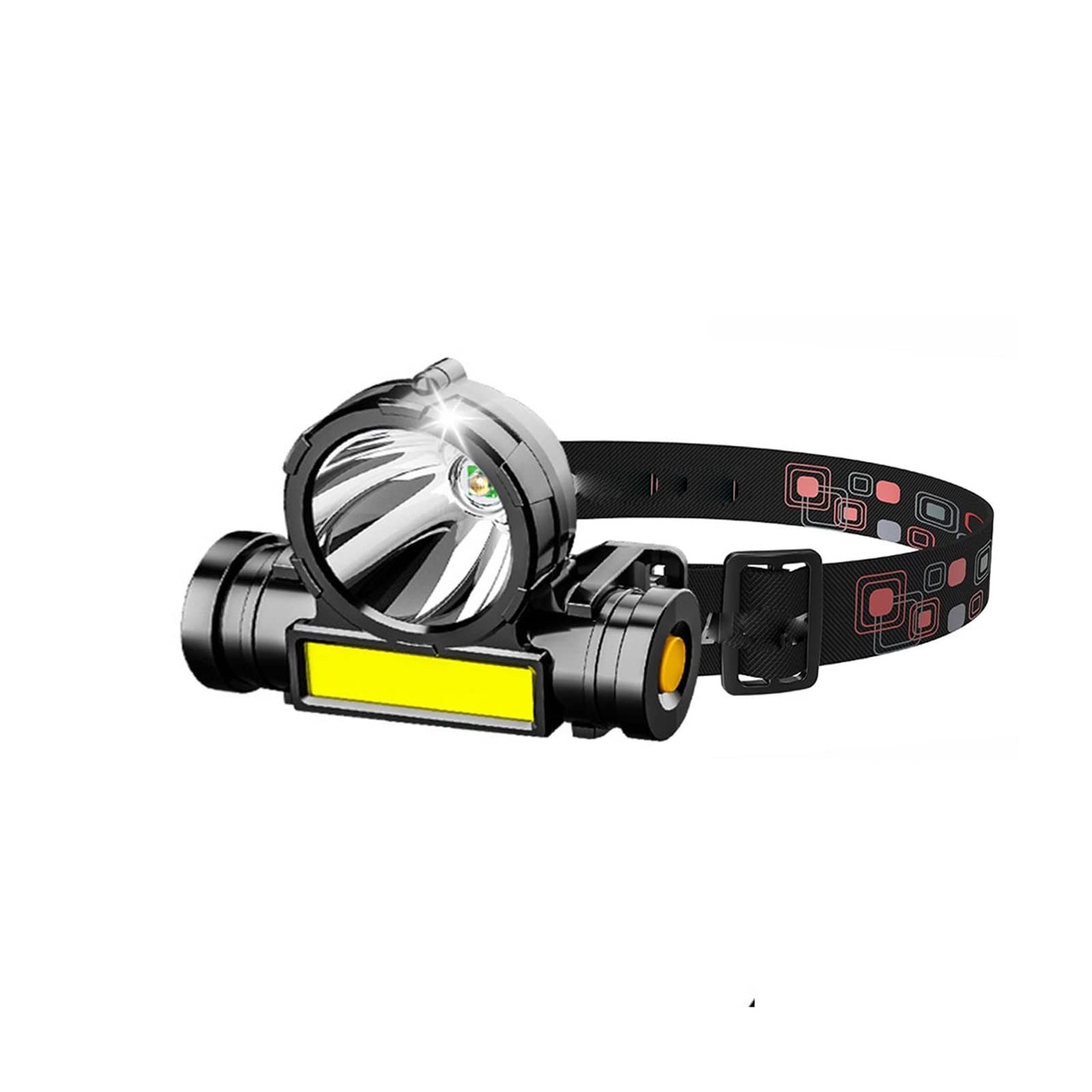 Latarka czołowa LED potężna latarka czołowa USB ładowalna COB super jasna latarka zewnętrzna wodoodporna kemping przenośna latarnia bateria