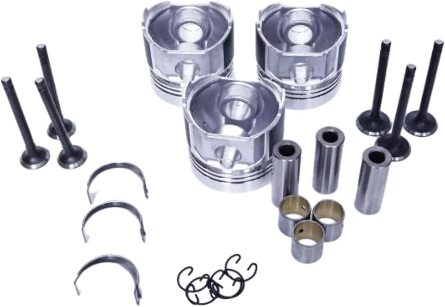 FridayParts Cylinder Liner Kit Compatible for Kubota Engine D1402 D1402DI D1402BA Replacement (Type 1)