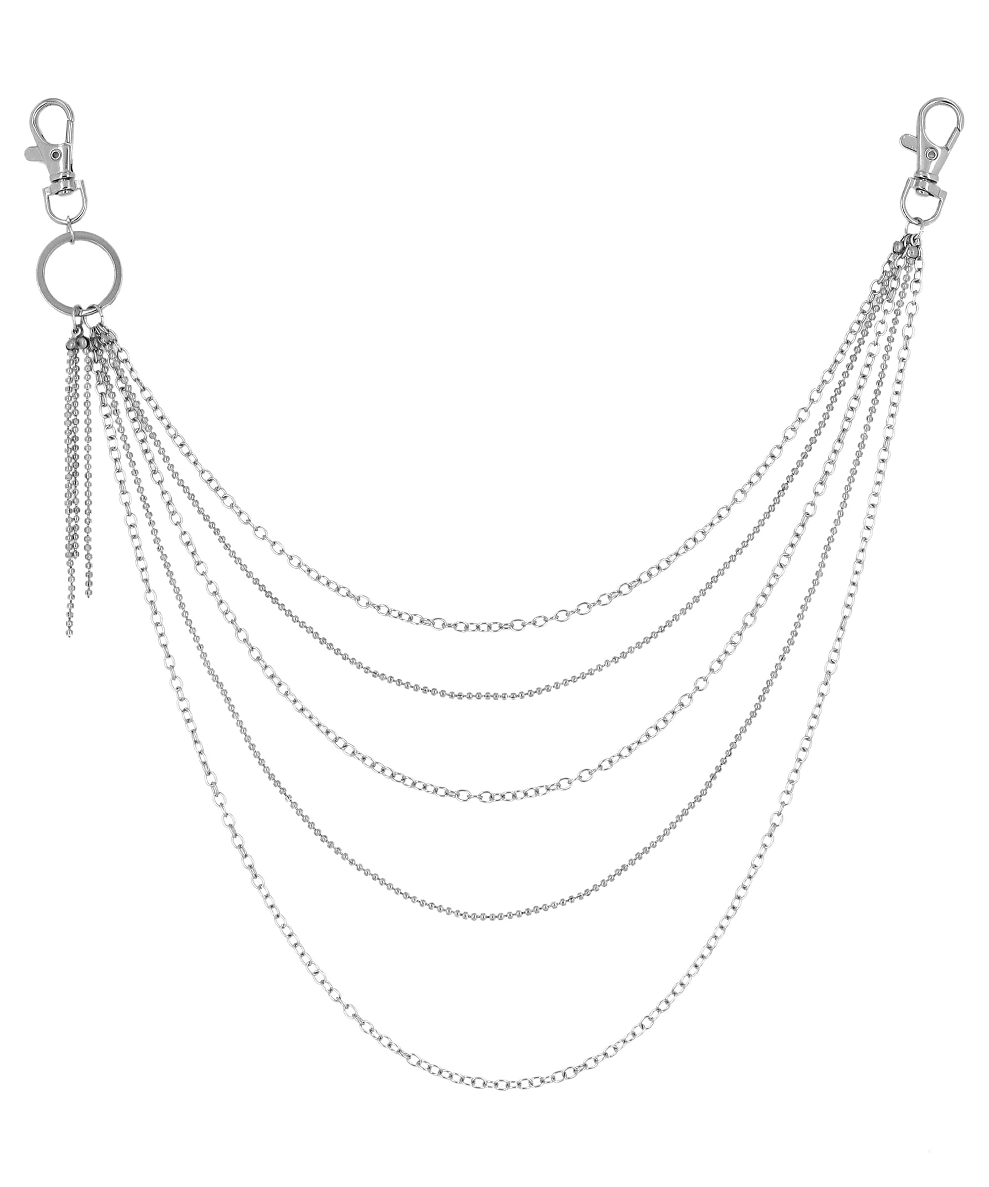 Multi Layer Pants Chain With Front Tassel, Jean Chain (For Womens And Mens) (B0B6T54WD9) Amazon Price History, Amazon Price Tracker