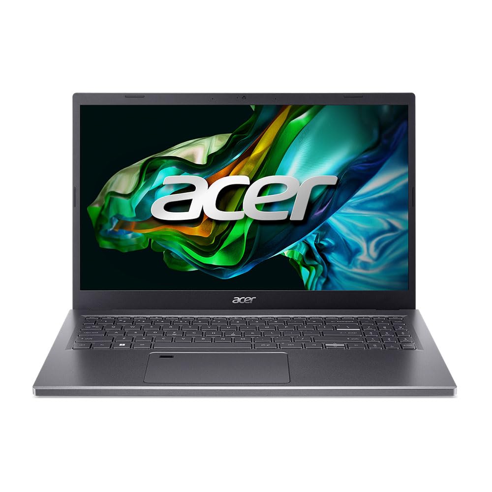 Acer Aspire 5 13th Gen Intel Core i3 (8 GB RAM/512 GB SSD/Windows 11 Home/MS Office), A515-58M 15.6" Full HD Display, Steel Gray, 1.75 KG