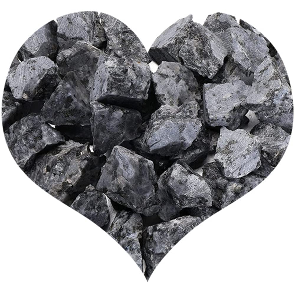 Rough Crystal Stones Clear Quartz Bulks Large 3-5cm 300g Natural Raw Stone Healing Crystals for Reiki Healing Wicca Witchcraft Tumbling Cabbing Fountain Rocks Decoration Polishing Labradorite