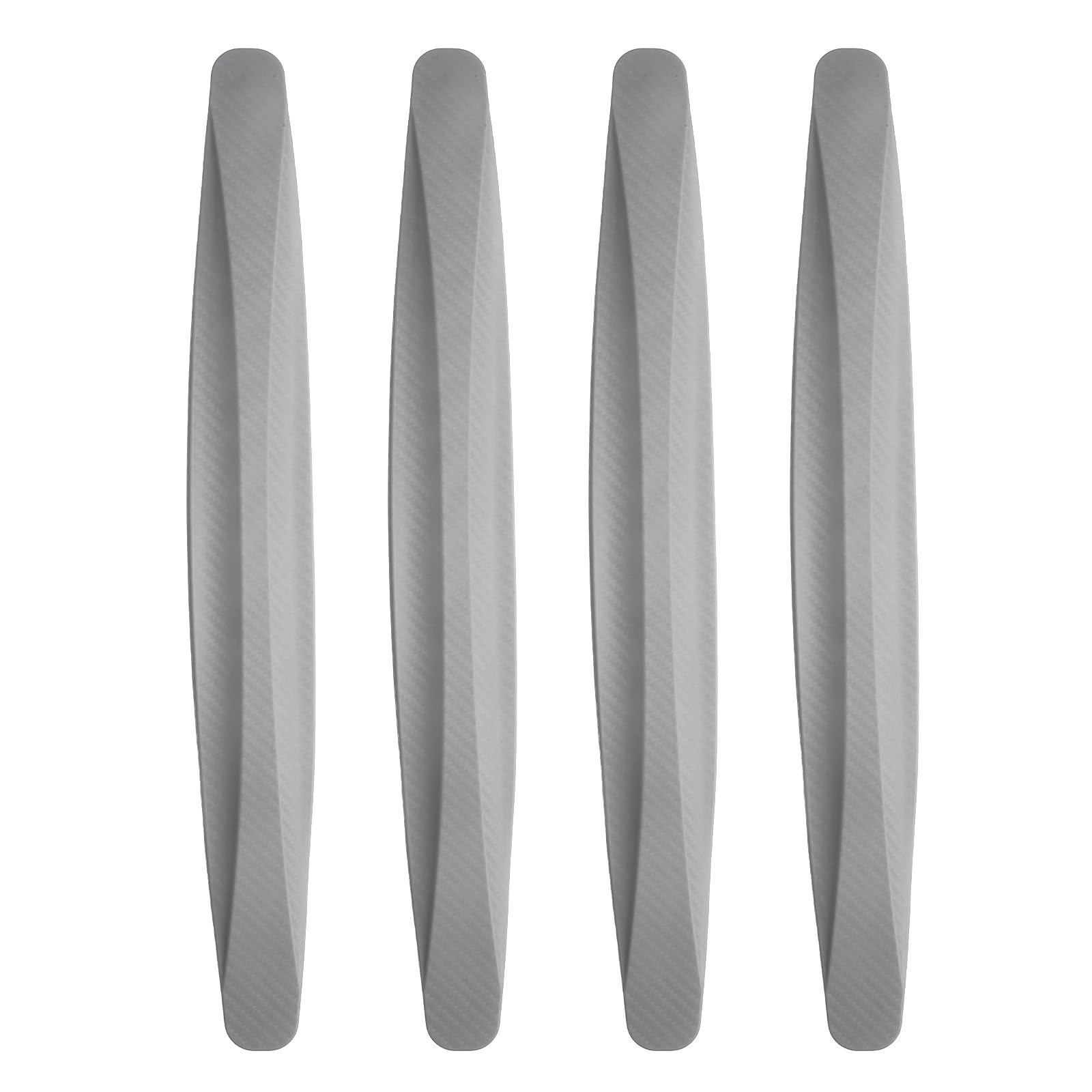 Garniture de pare-chocs auto grise bande anti-collision robuste 4pcs - 8
