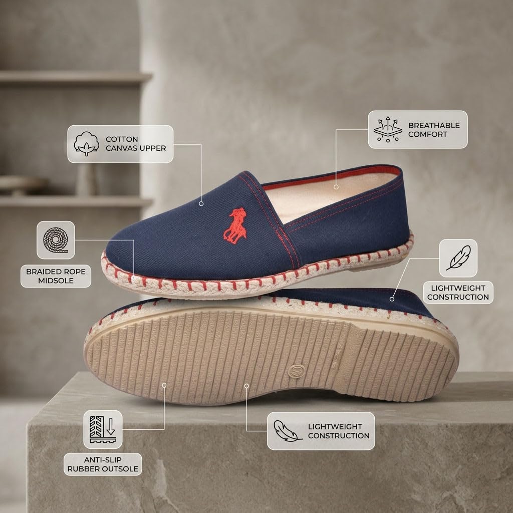 OZABI Espadrilles Homme Made in Espagne Toile Coton Été 39-45