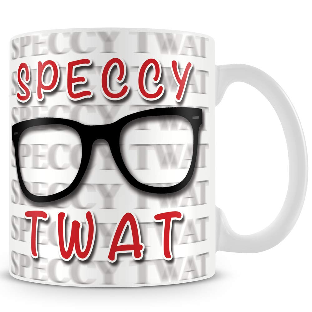 personalised4u Speccy Twat Ceramic Coffee Mug