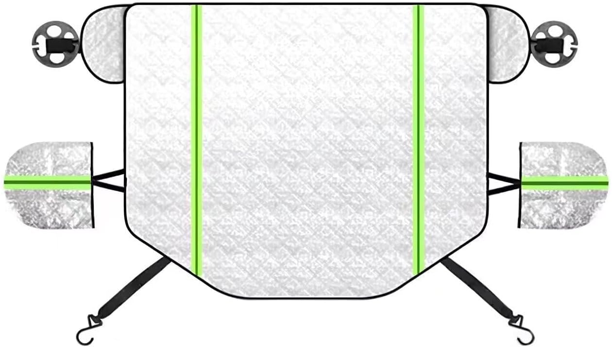 Custom Made Car Windscreen Cover Compatible with Porsche Panamera 4S 970,frost-proof,snow-proof,windproof,and sun-proof(silver)