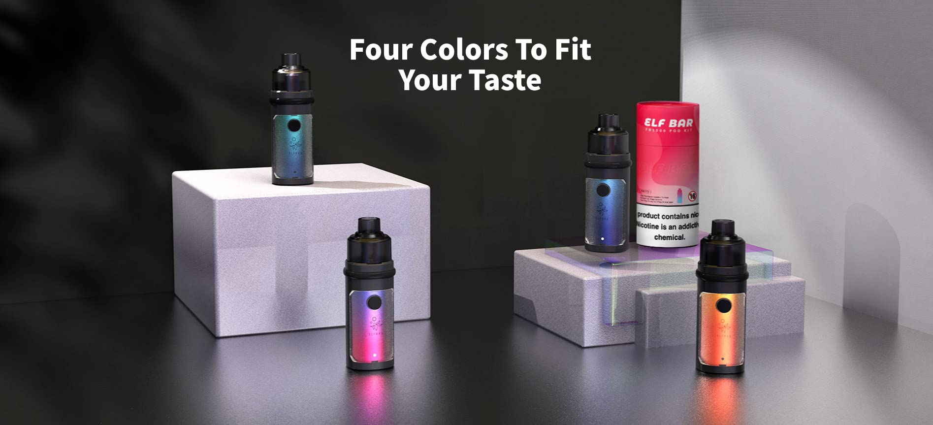 elfbar fb1000 pod Elf Bar Kit 1000mah Vape Pod Kit 30w Fruits rouges Fb1000 disposable Colour:Aurora Cyan E-Zigaretten, Liquids und Zubehör
