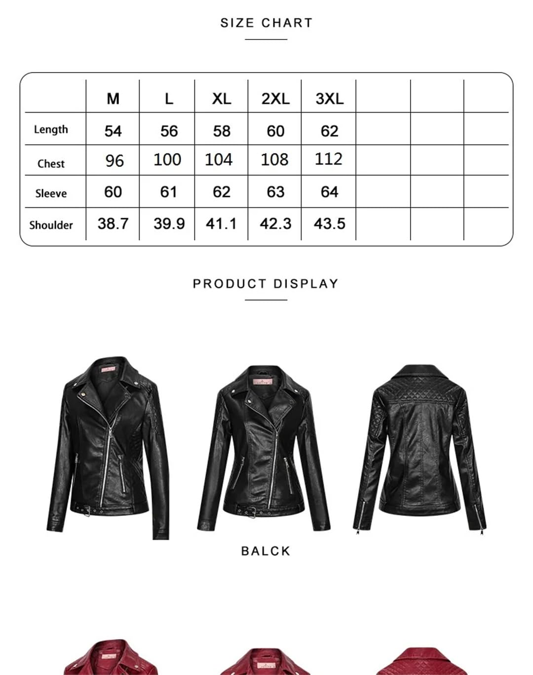 Cappotto da donna con cerniera in ecopelle primavera autunno giacca da motociclista