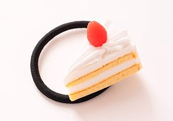 Amazon.co.jp: ヘアアクセサリー ヘアゴム ショートケーキ 食品