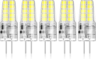 BUBO 5 Pack G4 LED Bulb 2W Equivalent 30W 6000K Daylight 250 Lumens 360°Beam Angle, T3 Halogen Bulb Replacement Landscape Bulbs, AC/DC 12V Led Lights G4 Bi-Pin Base for Outdoor Landscape Lighting
