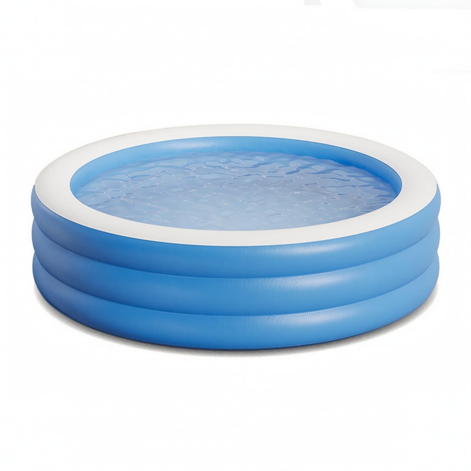 Ojiva® Three-Layer Inflatable Swimming Pool Round Inflatable Pool Thickened Reinforced for Children, Toddlers, Backyard, Garden, Blue-White 3-Ring-image-23