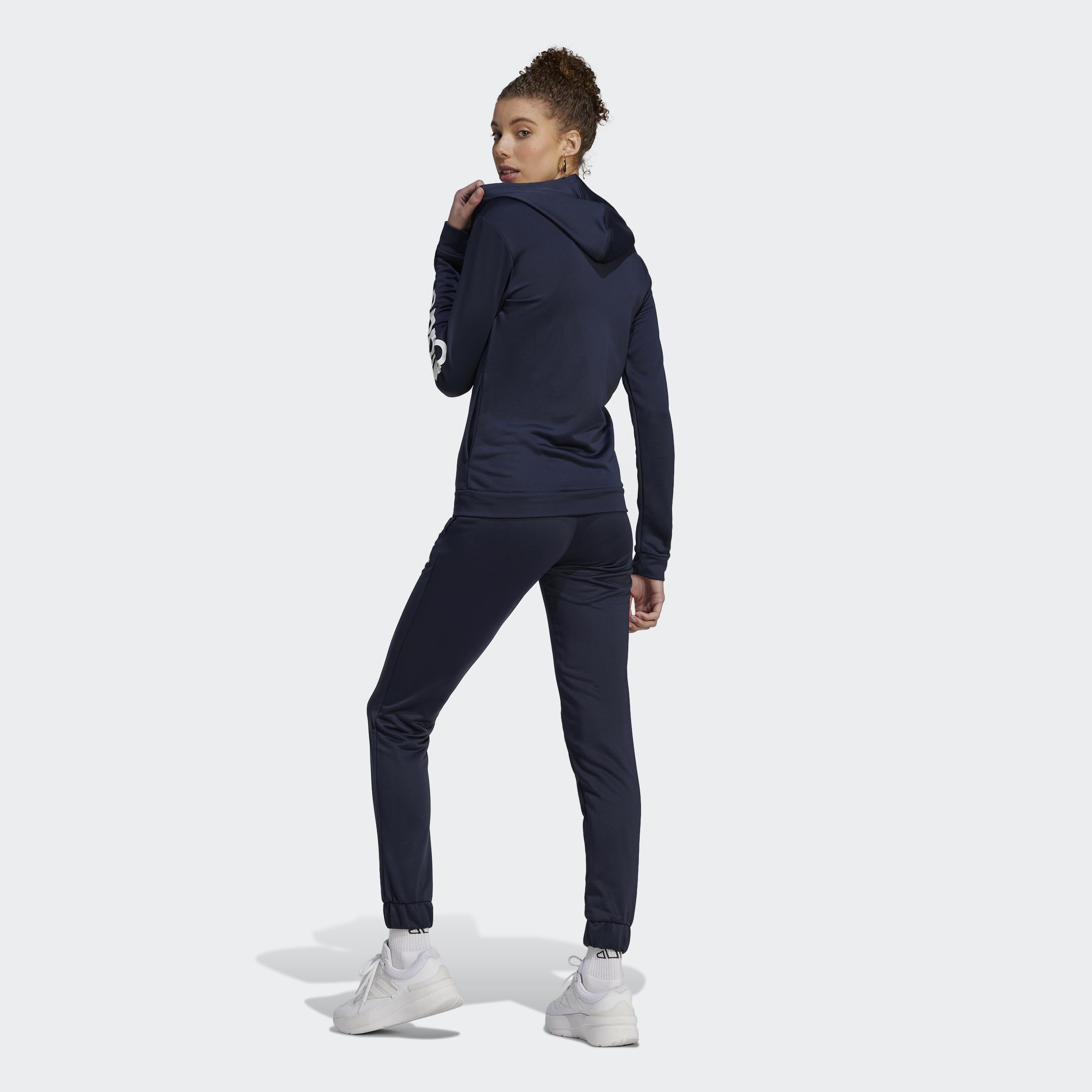 adidas Kobiety Linear Track Suit, Legend Ink, S