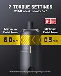 Fanttik S2 Pro Electric Screwdriver, Cordless Screwdriver Set, 7 Torque Settings, 0.5 to 6N.m, 20 Magnetic Bits, 1/4''Hex Shank, with 90° Angle Adapter, for Furniture, Household Repairs (Deep Grey)