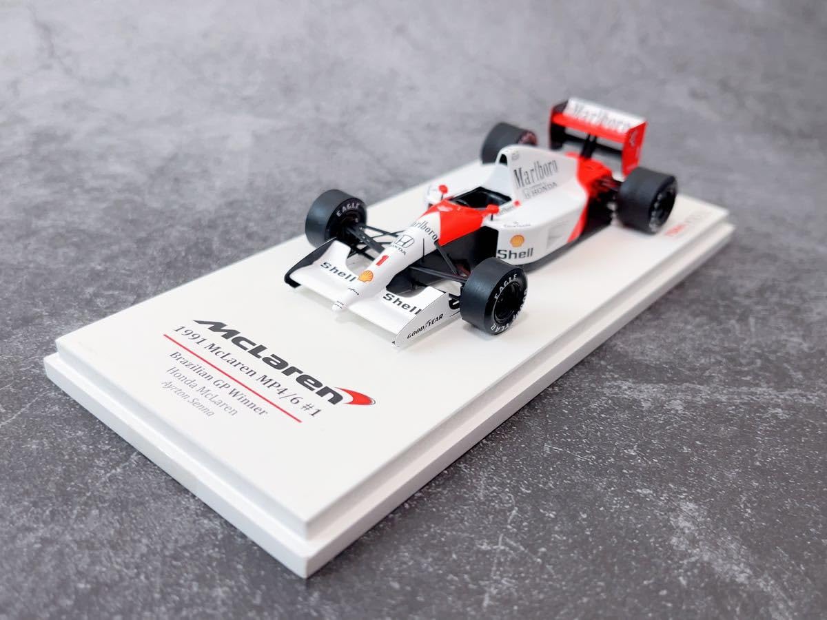タミヤMcLaren MP4/6 アイルトン・セナ 1:20フィギュア付き 1/20 マクラーレンHonda MP4/6 1991 日本GP ドライバー