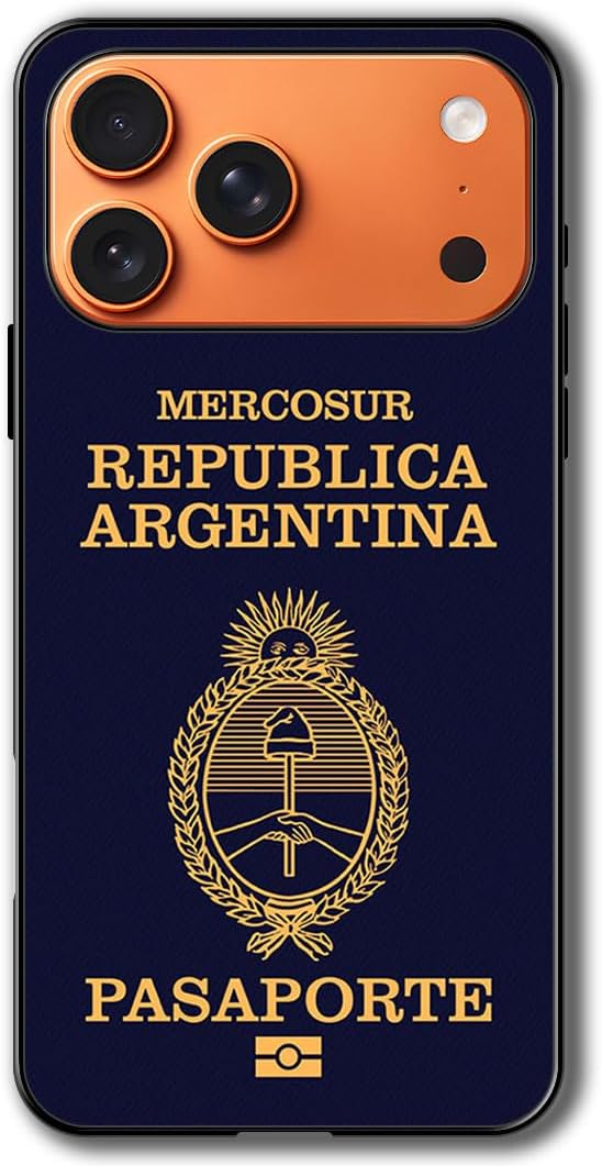 Case Compatible with Apple iPhone 17 Pro Max 6.9 Inch Protection Shockproof Bumper Cover Argentina Passport