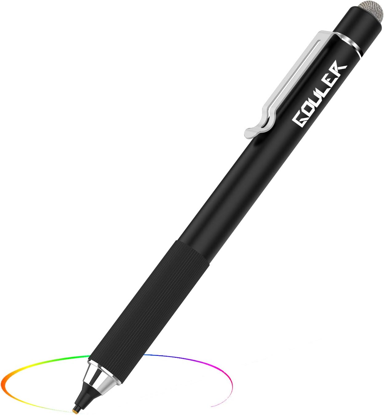 High-Precision Stylus Pen with 2 in 1 Copper & Mesh Fine Tip Rechargeable Capacitive Digital Pen for iPad, iPhone, Android and Most of Touch Screen Devices