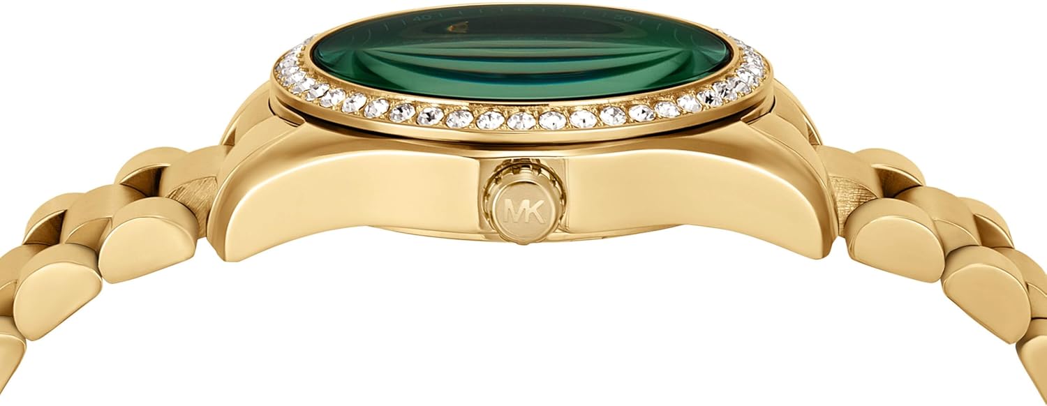 Michael Kors Women's Lexington Lux Multifunction Gold-Tone Stainless Steel Bracelet Watch (Model: MK4924) - Image 3