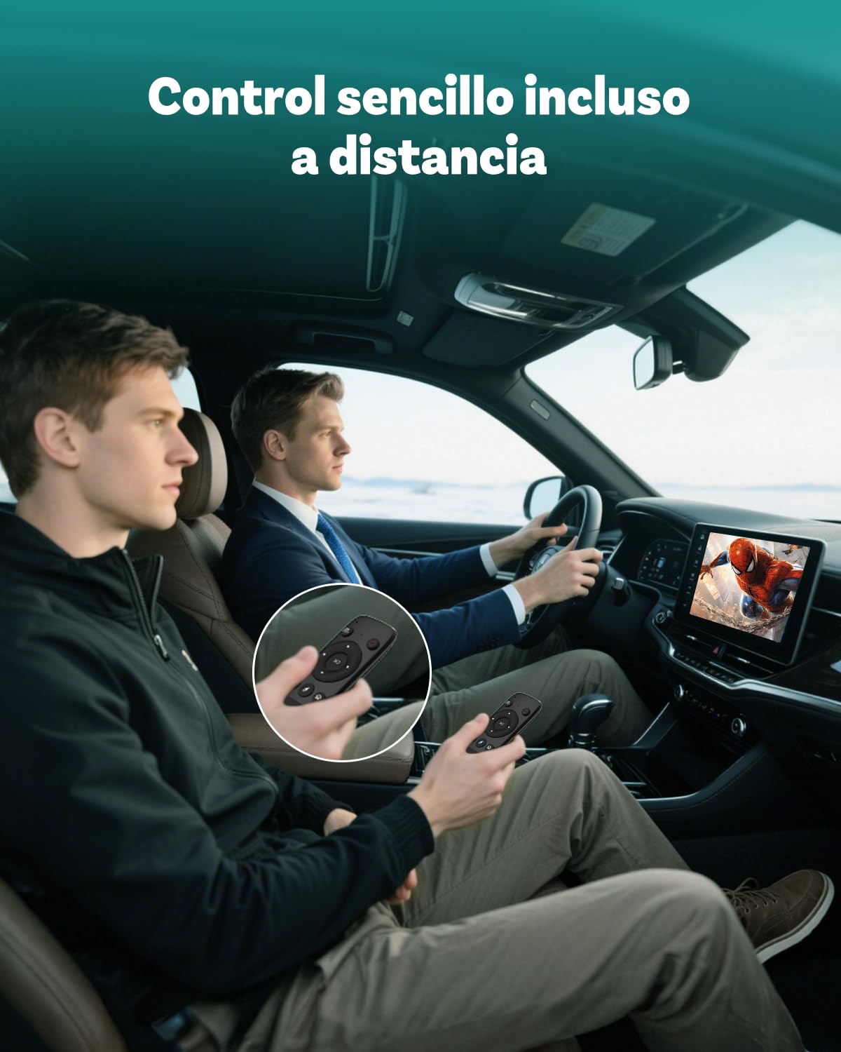 Control Remoto Inalámbrico Ottocast Bluetooth Air Mouse para CarPlay AI Box – Control OttoAibox I3/P3/P3 Lite/Play2Video Pro & PICASOU 2