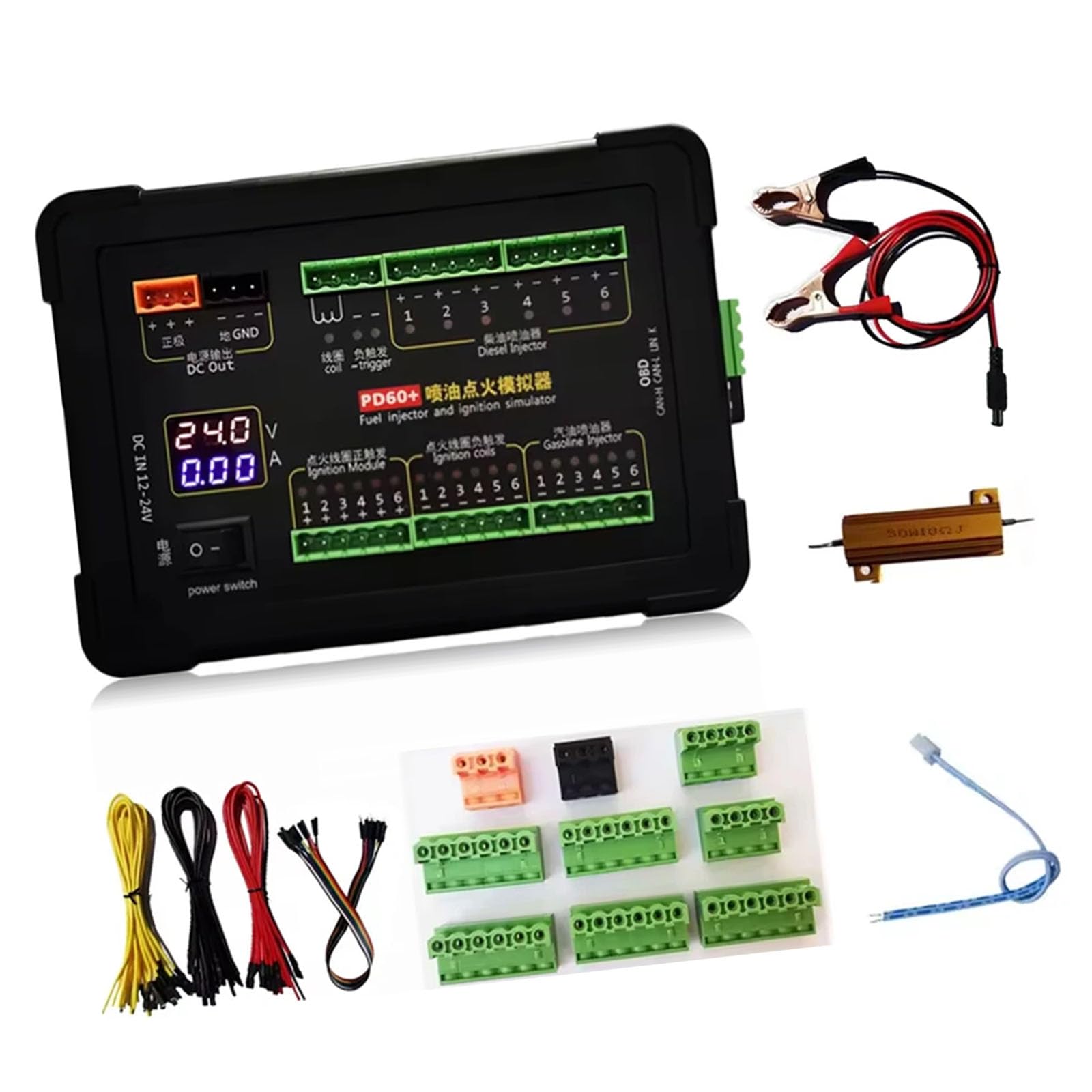 Kfwfuaee Comprehensive Detailed Motor Diagnostic Apparatus Simulates Injecting And Injecting Functions For Car Computer Maintenance Multi Point Infuser Inspector
