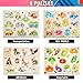 8PACK Wooden Peg Puzzles for Toddlers, Kids Puzzles Set - Letters, Numbers, Animals, Vehicles, Ocean, Vegetables, Fruits and Farm,Educational Learning Toys for Girls & Boys.