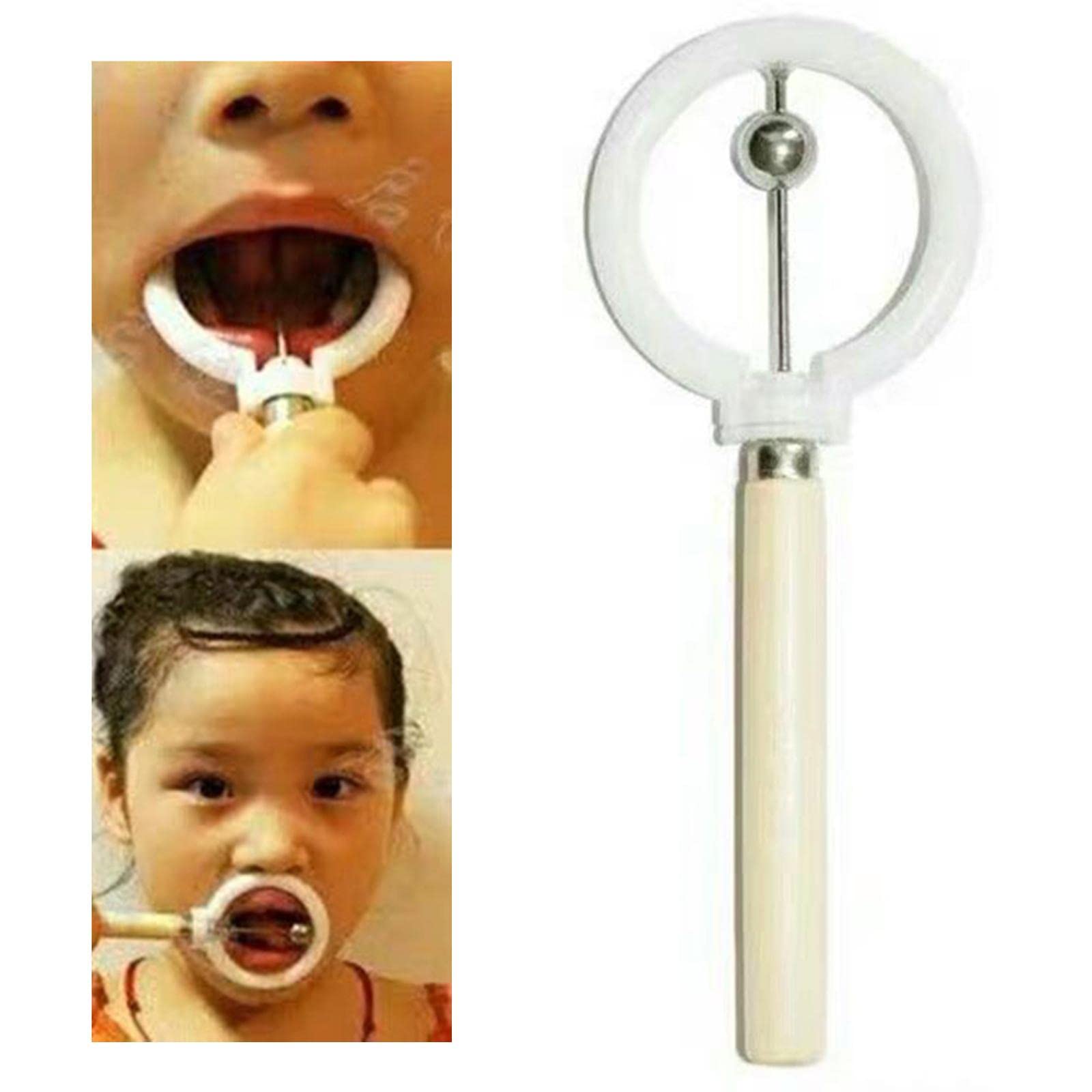 Juego de 5 herramientas de entrenamiento muscular de lengua para niños del habla, estilo 2