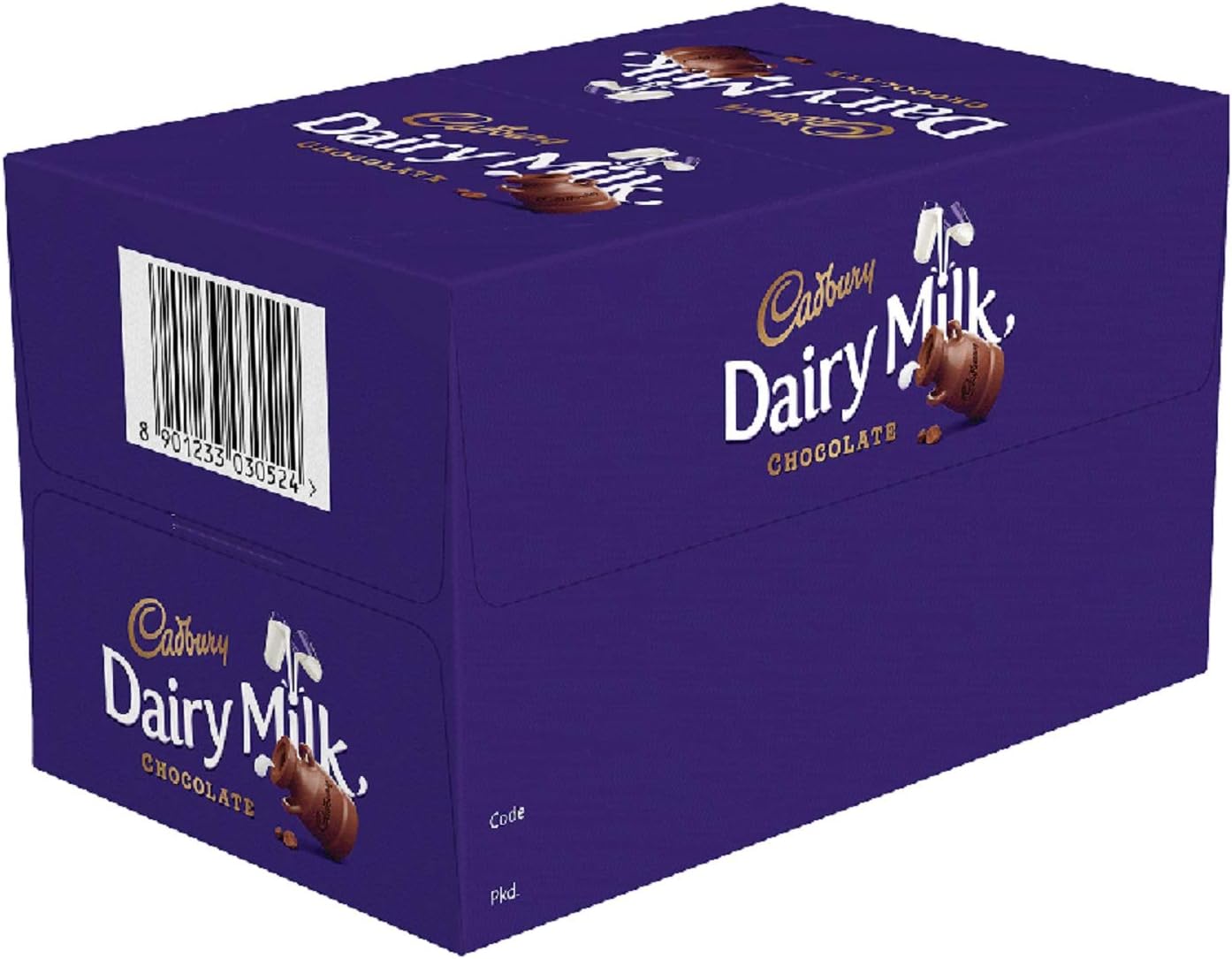 Cadbury Dairy Milk Chocolate, 6.3gram (Pack of 72)