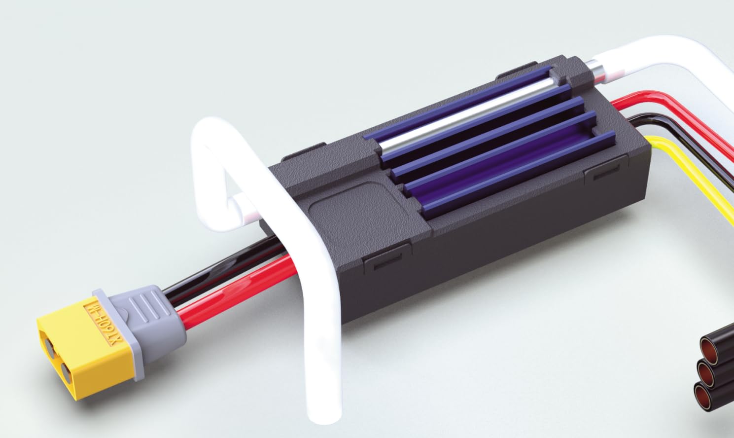 Gran lancha de motor sin escobillas de 33,5 cm con sistema de accionamiento turborreactor de hélice integrado para control remoto de alta velocidad, con velocidad rápida del barco