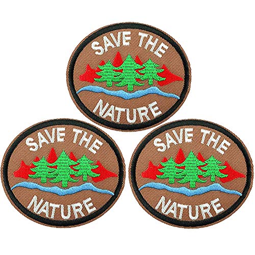 U-Sky Sew or Iron on Embroidered Patches | Save The