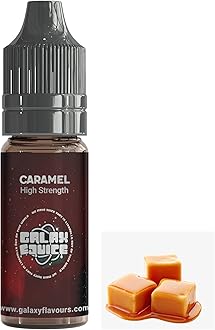 – Caramel Food Flavouring Drops 10ml - Premium Buttery Liquid Essence for Luxury Desserts, Salted Caramel Treats & Artisan Coffee Creations