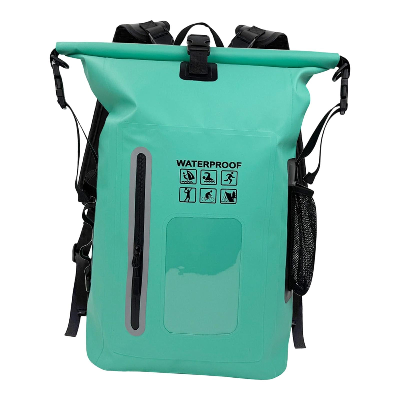 Zaino Impermeabile, Borsa a Secco Impermeabile, Sacca Portaoggetti Leggera in PVC a Prova di Perdite, Organizer per attività All'aperto, Adatto PE