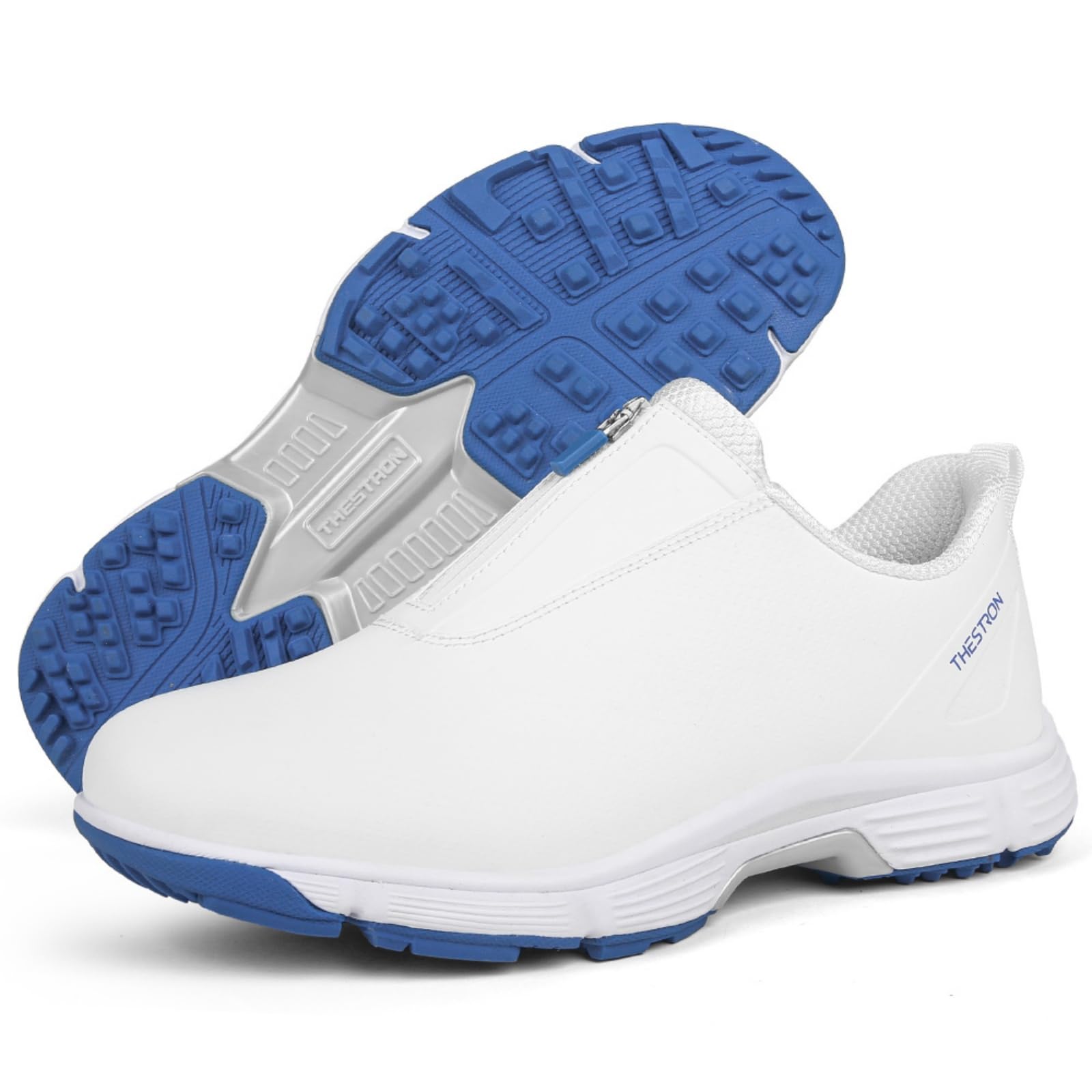 Męskie wodoodporne buty golfowe bezkolcowe wsuwane sneakersy golfowe lekkie profesjonalne antypoślizgowe buty sportowe do chodzenia
