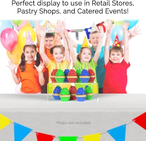 Miniatura 3 de Marketing Holders Soporte de exhibición vertical de acrílico transparente de 10 pulgadas de ancho x 8 pulgadas de profundidad de la encimera de la