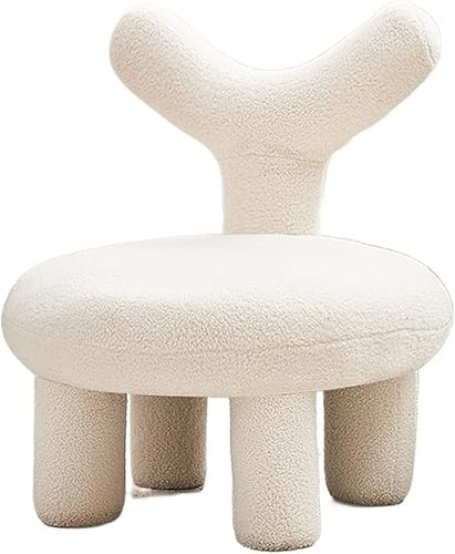 Wonzone Sf Puf Sillones de sala de estar sofá de sala de estar muebles de terciopelo de cordero silla de respaldo de ocio sofá pequeño
