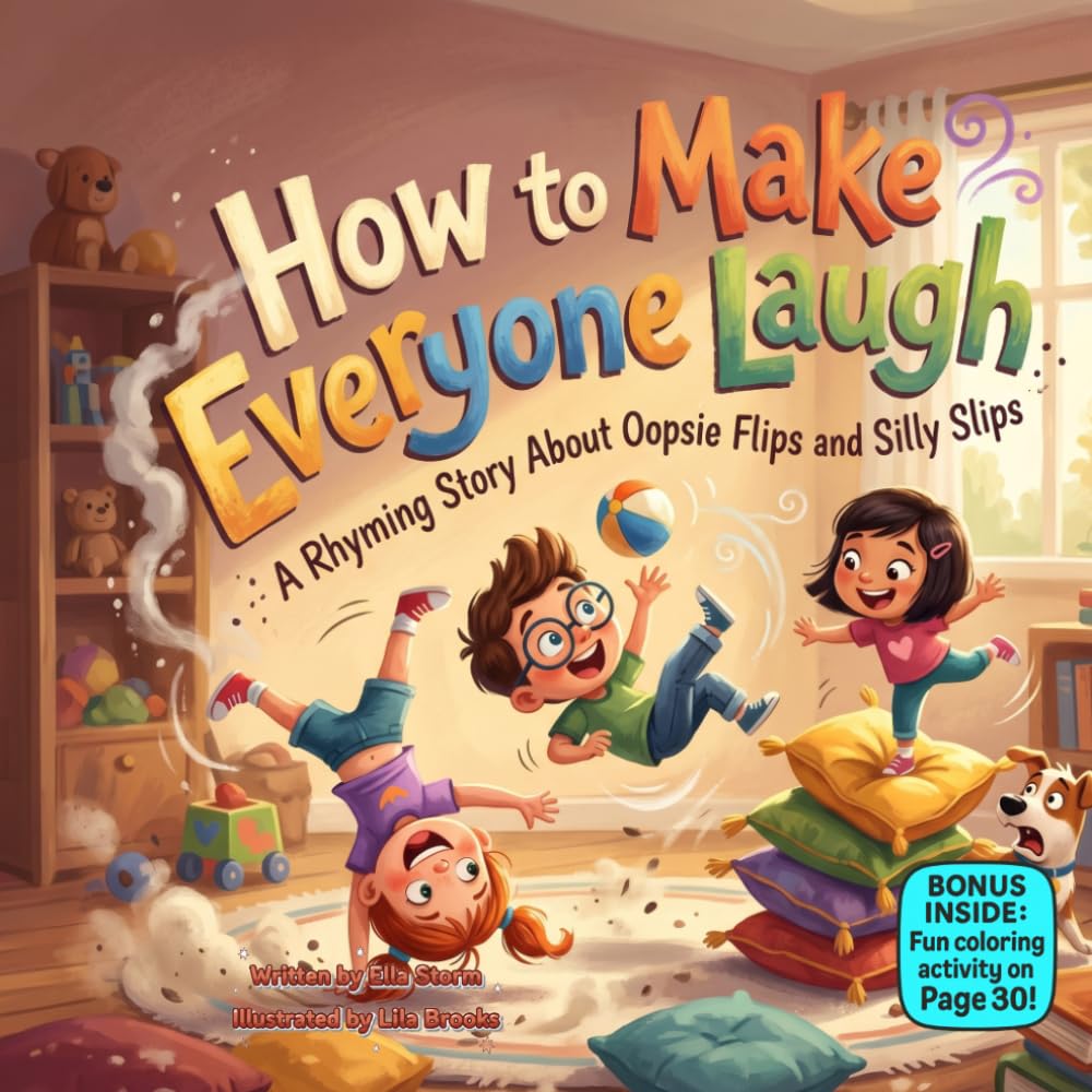 How to Make Everyone Laugh: A Silly Rhyming Picture Book About Oopsie Flips and Silly Slips