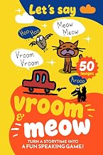 Let's Say Vroom & Meow: An Onomatopoeia ABC Book for Kids to Learn Animal Noises, Vehicle Sounds & First Words (Early Speech Therapy for Toddlers)